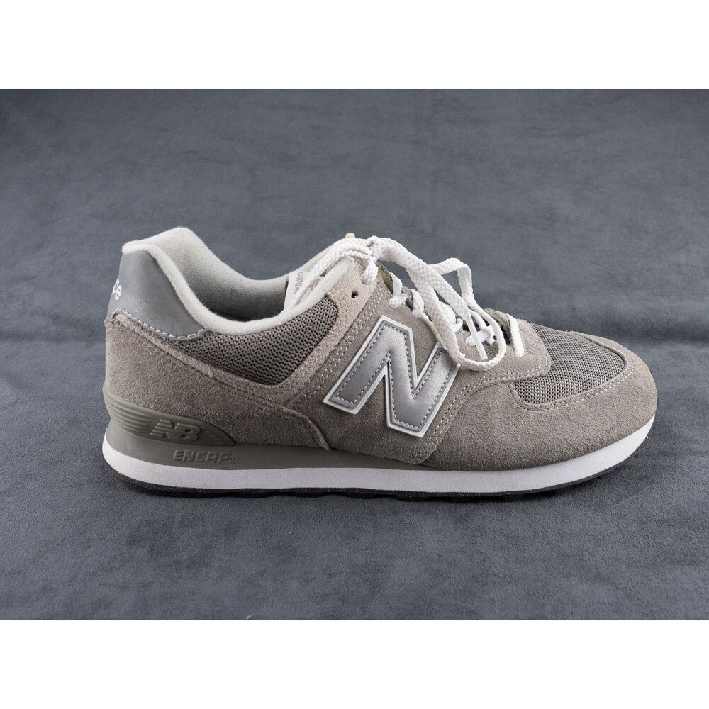 New Balance 574 Shoes Mens 10.5 D Gray Athletic Running Walking Sneakers Retro - Picture 12 of 12